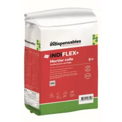 Mortier Colle Carrelage INDIFLEX+ Blanc Sac 5kg C2TE