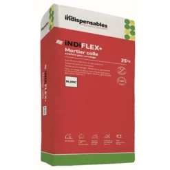 Mortier Colle Carrelage INDIFLEX+ Blanc Sac 25kg C2TE