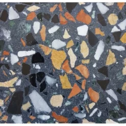 Carreau Terrazzo GAMME PP Pp09 Poli 40x40cm Ep.12mm