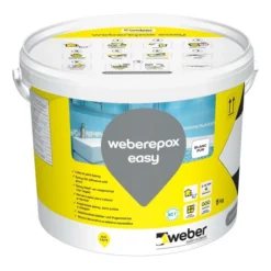 Mortier Colle Et Joint WEBEREPOX EASY Blanc Pur Seau 5kg R2