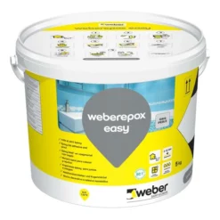 Mortier Colle Et Joint WEBEREPOX EASY Gris Perle Seau 5kg R2