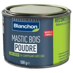 Mastic Bois De Rebouchage Poudre Chêne Rustique 500g