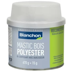 Mastic Bois De Rebouchage Polyester Pin 670g
