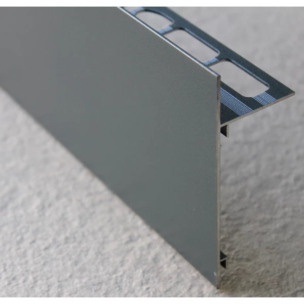 Profilé Terrasse Alu Sablé Gris Anthracite 2,5m H.82mm H.82mm Ep.21mm 1 Profilé Terrasse Alu Sablé Gris Anthracite 2,5m H.82mm H.82mm Ep.21mm