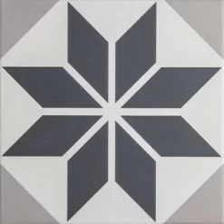 Carrelage Décor INSPIRATION CIMENT Mix Losange 20x20cm Ep.11mm