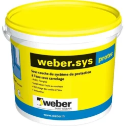 Système Protection à L’eau Sous Carrelage WEBER.SYS PROTECT Seau 7kg