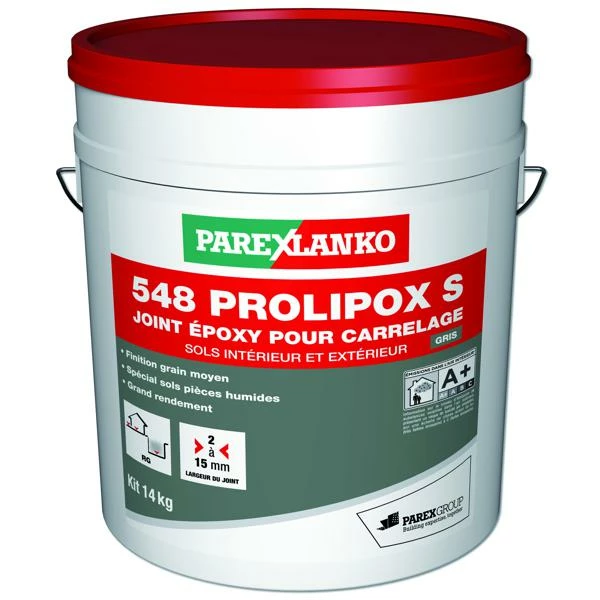 Mortier Joint PROLIPOX S 548 Gris Kit 14kg 1 Mortier Joint PROLIPOX S 548 Gris Kit 14kg
