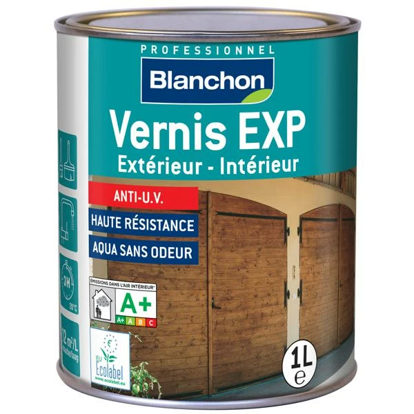Vernis Bois EXP Intérieur/extérieur PU Phase Aqueuse Chêne Clair 1L 1 Vernis Bois EXP Intérieur/extérieur PU Phase Aqueuse Chêne Clair 1L