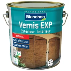 Vernis Bois EXP PU Phase Aqueuse Mat Chêne Clair Bidon(s) 2,5L