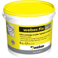 Colle WEBER.FIX SOL Gris Seau 8kg D2