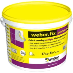 Colle WEBER.FIX PREMIUM Blanc Seau 17kg D2ET