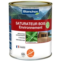 Saturateur Bois Extérieurs ENVIRONNEMENT Phase Aqueuse Foncé 0,75L