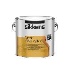 Lasure De Finition CETOL FILTER 7 PLUS Alkyde Satinée Chêne Foncé 1L