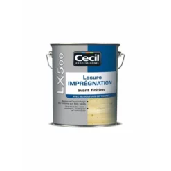 Lasure D'imprégnation Bois Neuf LX500 Acrylique Satinée Incolore 3L
