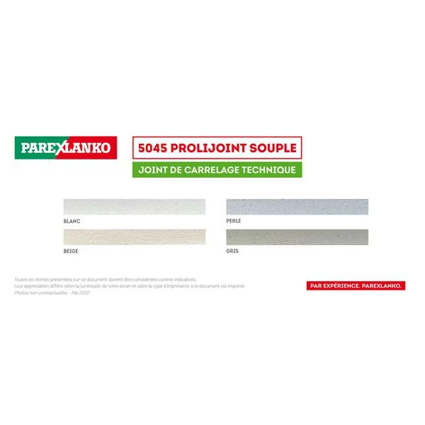 Mortier Joint 5045 PROLIJOINT SOUPLE Gris Sac 5kg 2 Mortier Joint 5045 PROLIJOINT SOUPLE Gris Sac 5kg – Image 2