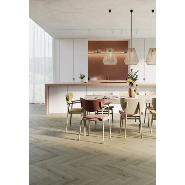 Sol Vinyle MANTARO HERRINGBONE Hay MAN-5614-IB 5,5x125x625mm 2 Sol Vinyle MANTARO HERRINGBONE Hay MAN-5614-IB 5,5x125x625mm – Image 2