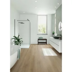 Sol Vinyle Rigide Chêne Miel 4x180x1220mm -magasin de décoration de meubles Photo dambiance 2 1424549